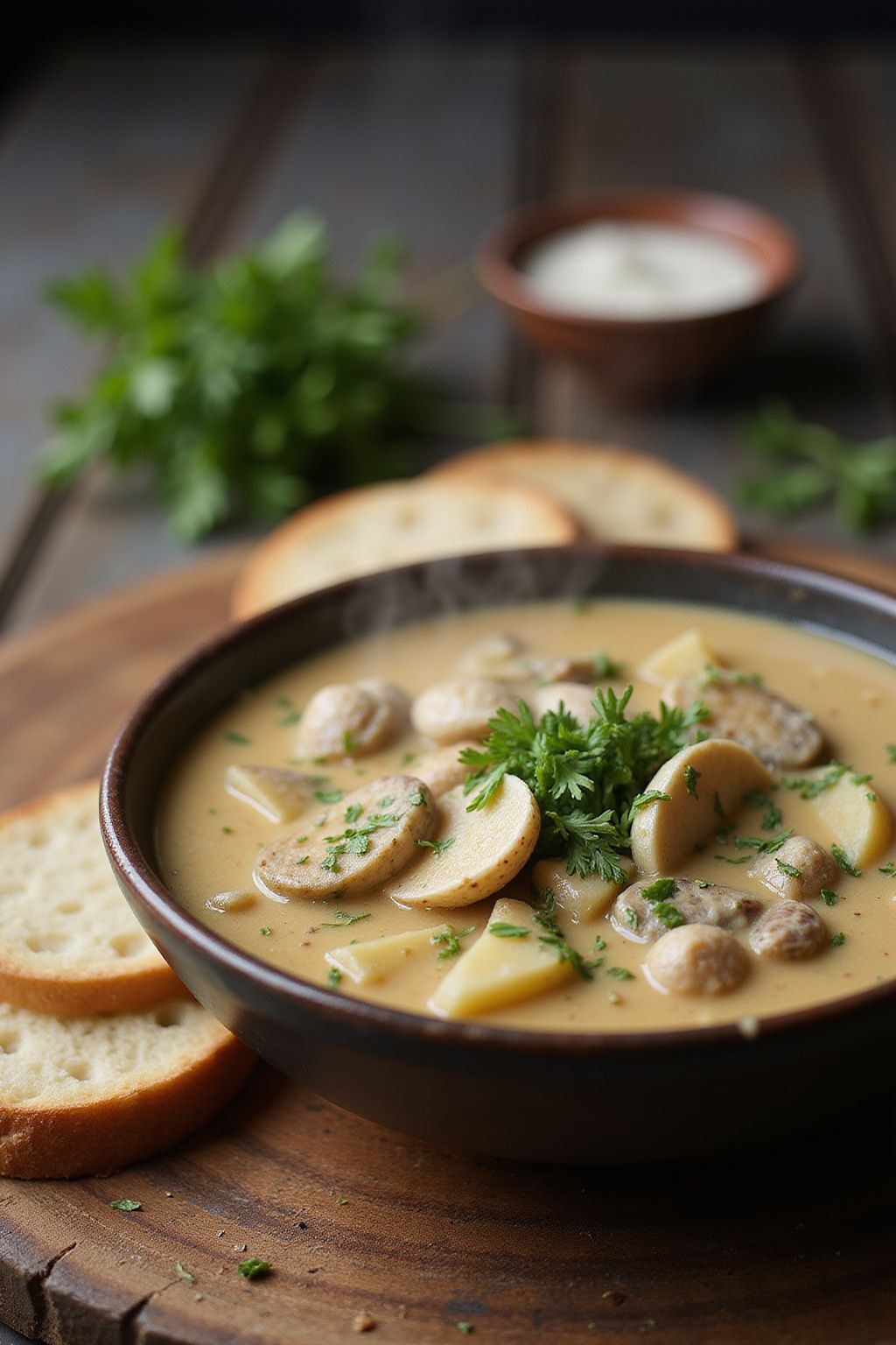 Clam Chowder with Fresh Herbs