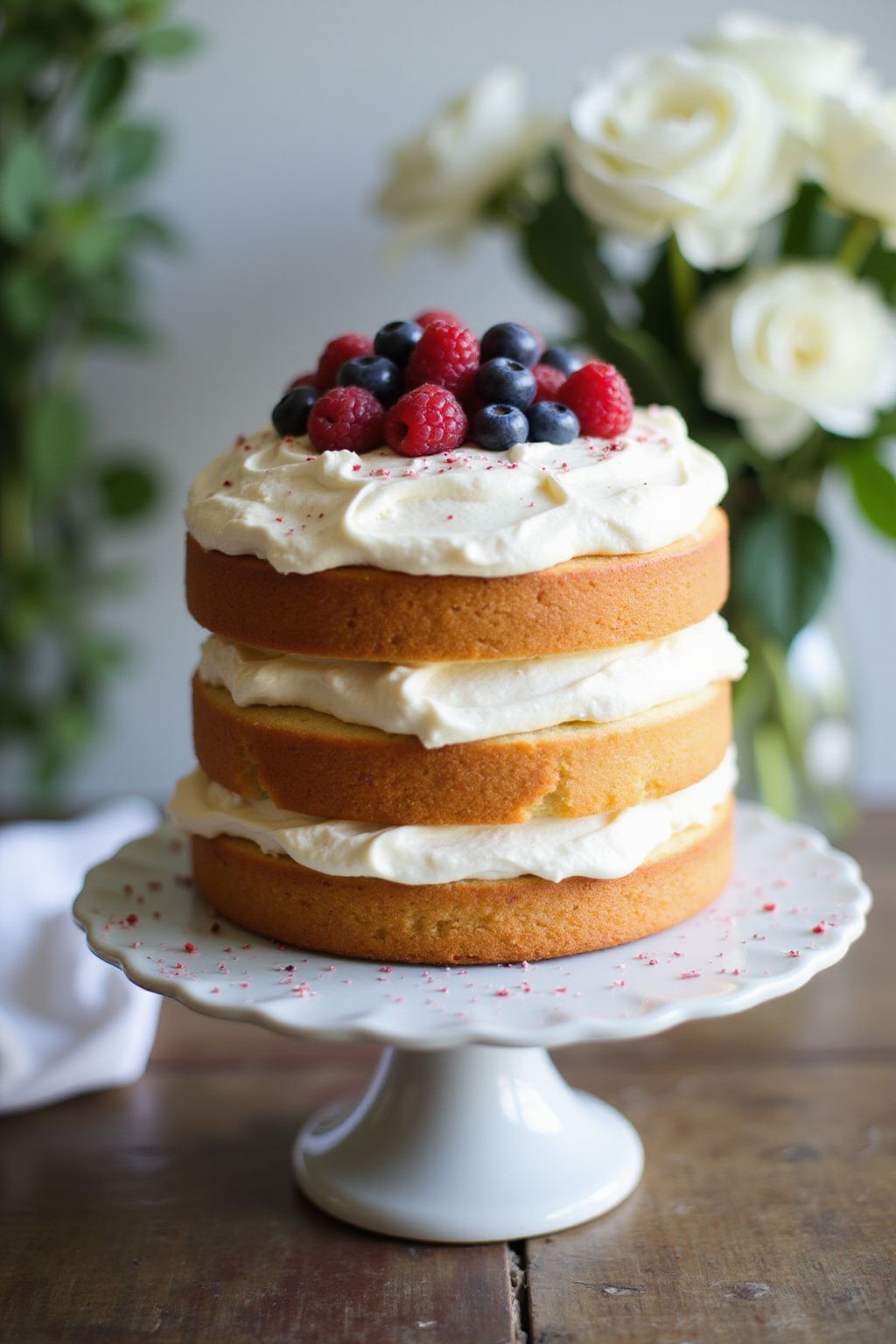 Classic Vanilla Bean Layer Cake