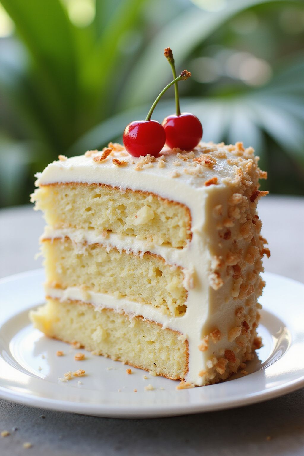 Coconut Cream Paradise Cake