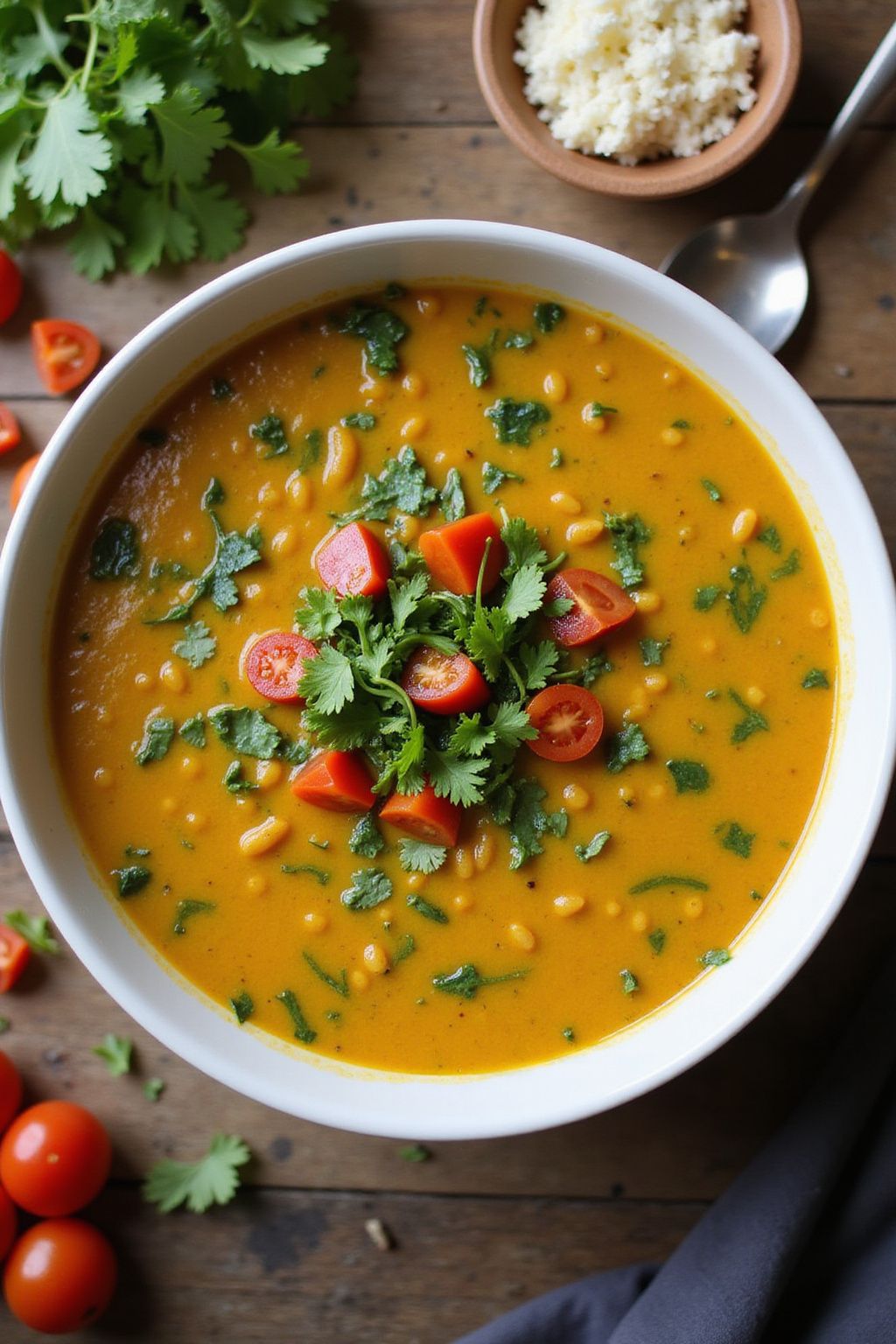 Coconut Curry Lentil Soup  