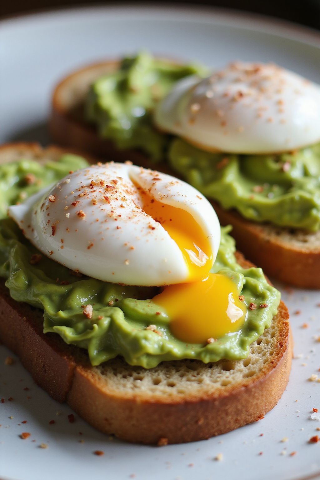 Creamy Avocado & Egg Toast  