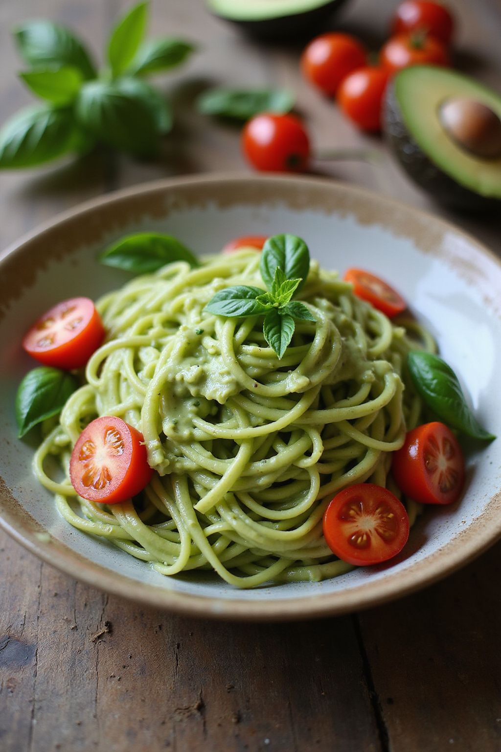 Creamy Avocado Pasta  