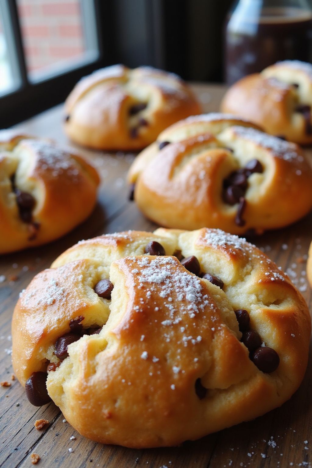 Decadent Chocolate Chip Danish Pastries  