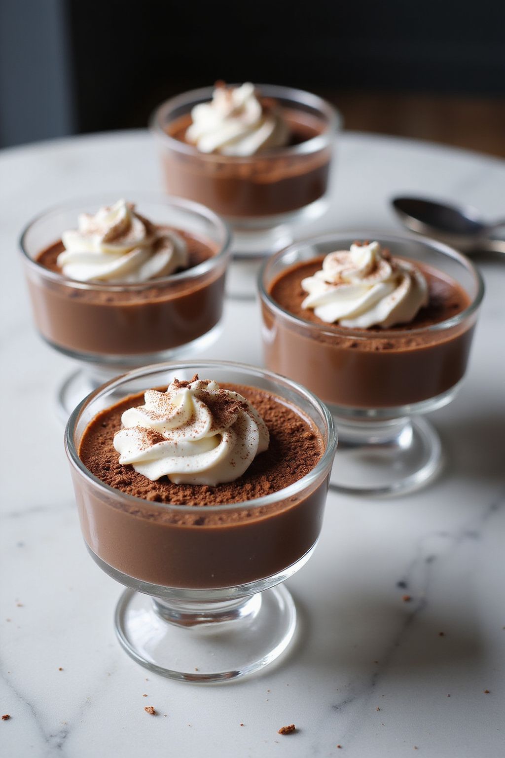 Decadent Dark Chocolate Mousse  