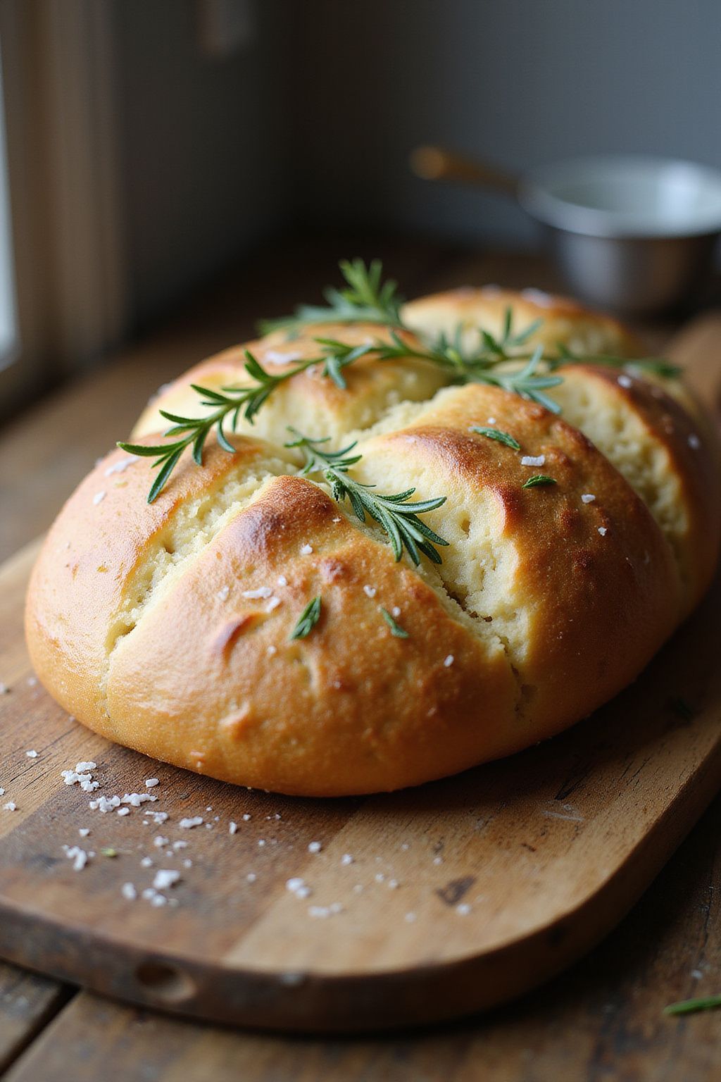 Elegant Herb Focaccia for Mom  