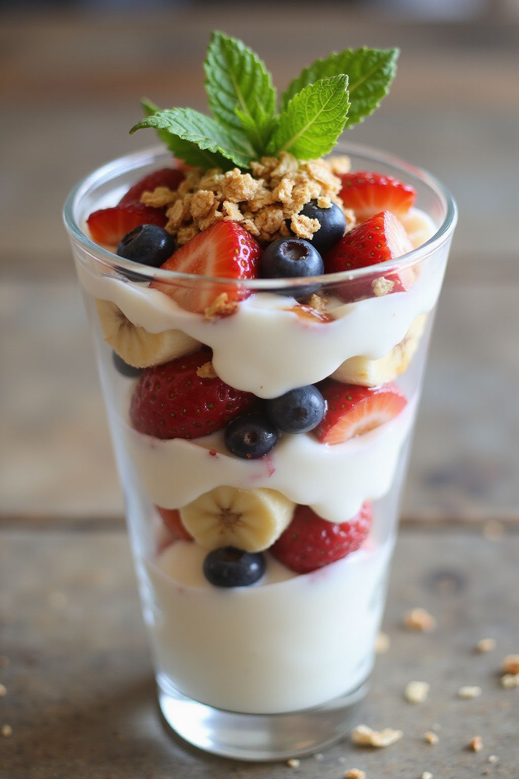 Greek Yogurt Parfait with Fresh Fruit  