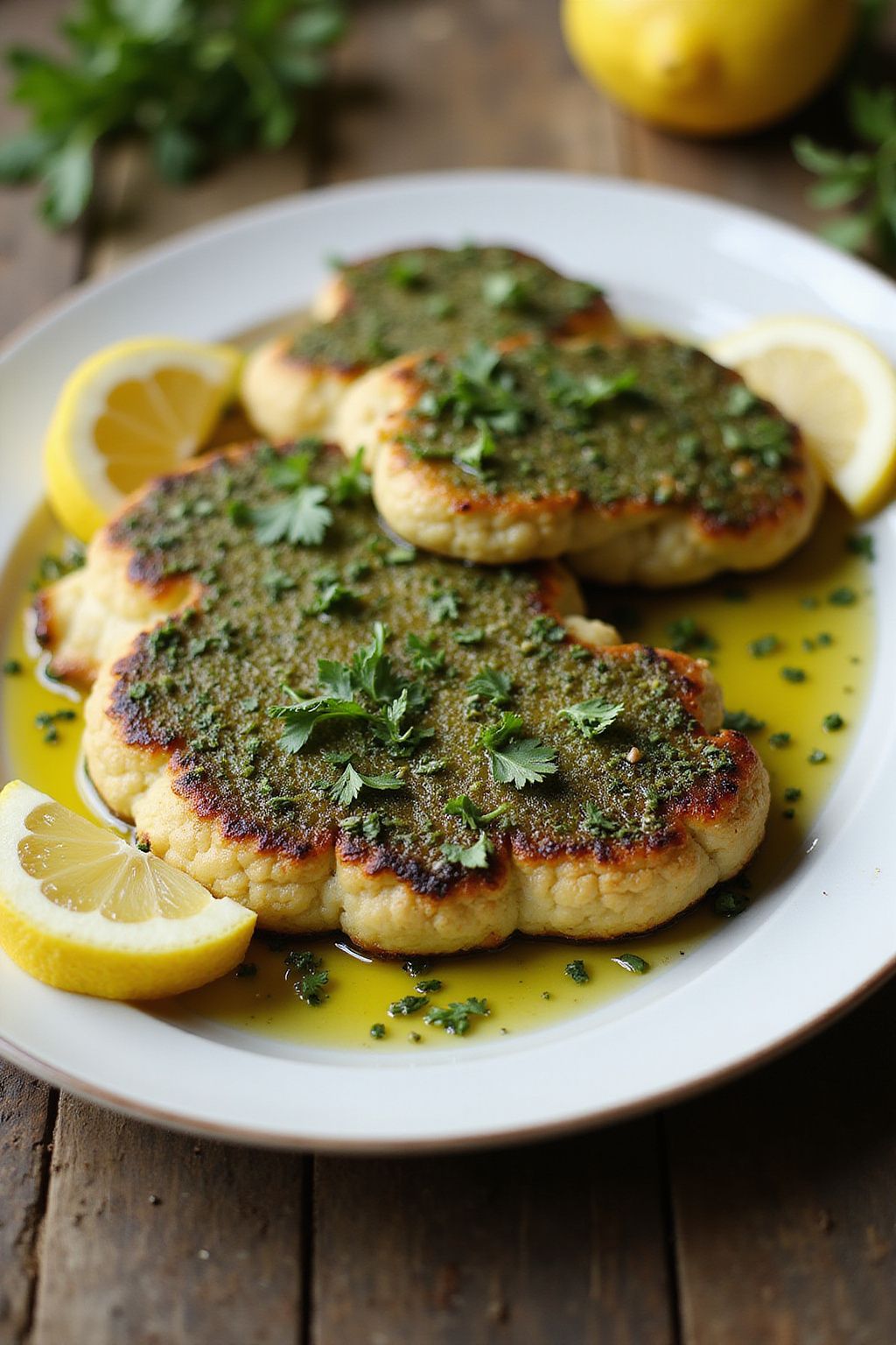 Herb-Infused Cauliflower Steak  