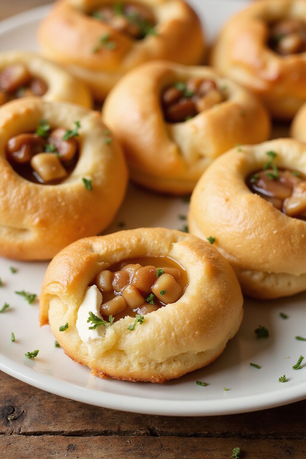 Honey-Glazed Walnut and Brie Bites  