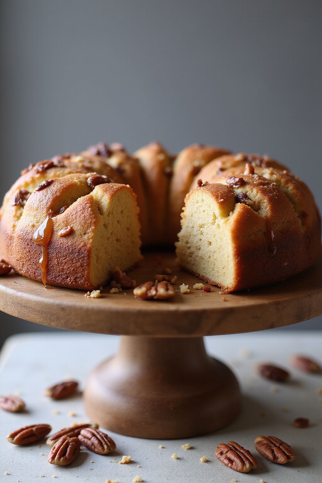 Honey Maple Pecan Cake