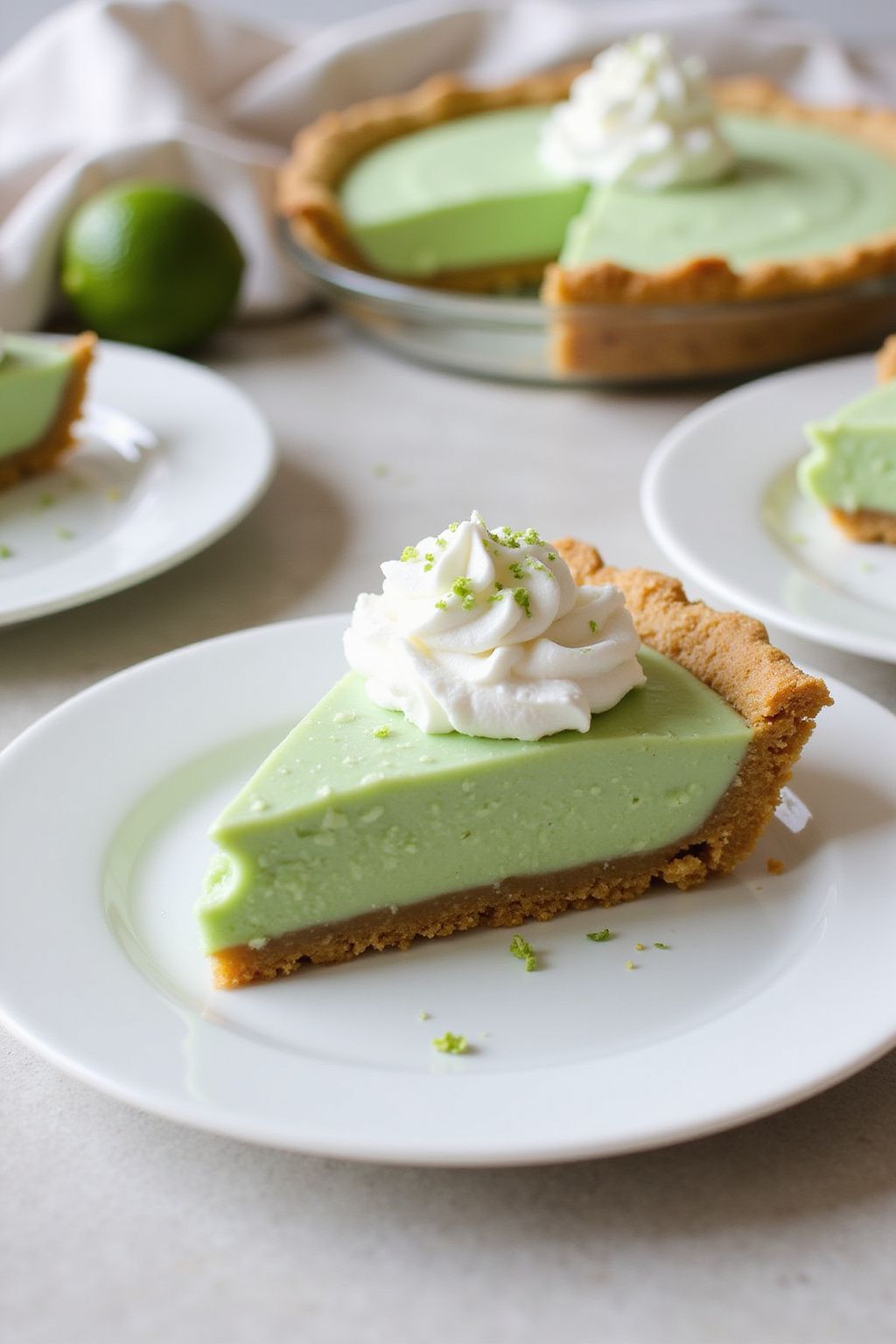 Key Lime Pie with Graham Cracker Crust  