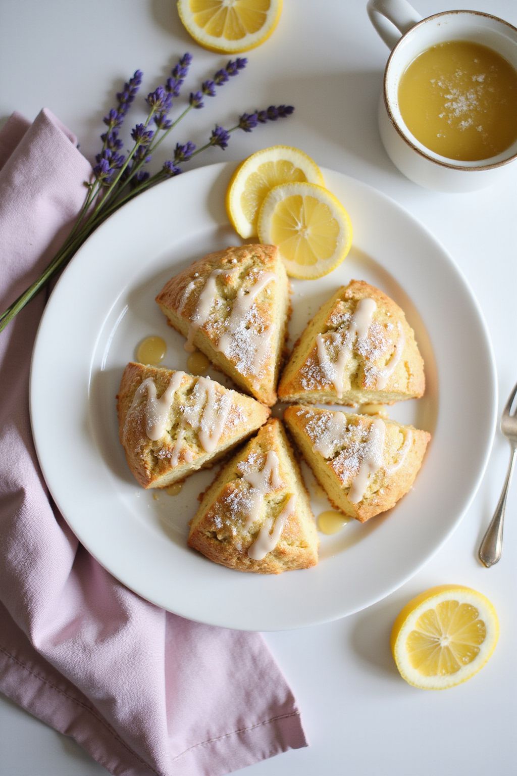 Lavender Lemon Scones  