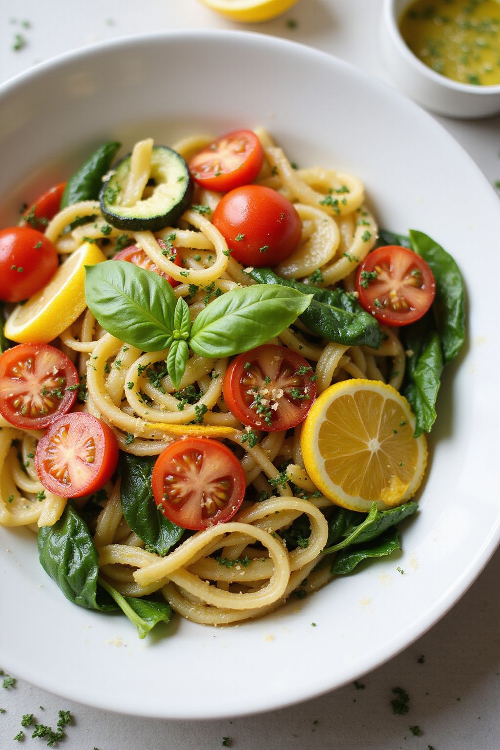 Lemon-Basil Pasta Primavera