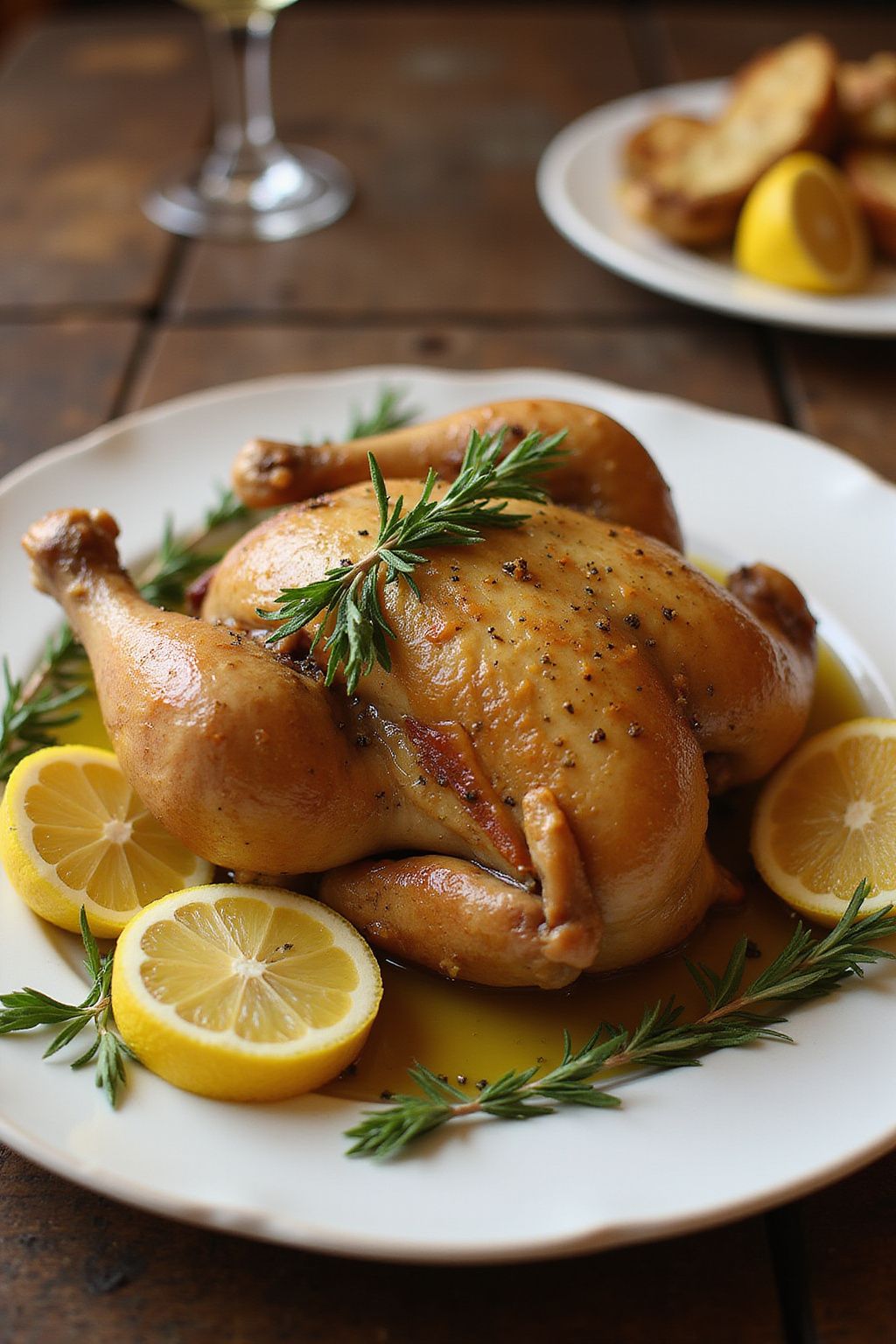 Lemon Herb Roasted Chicken  