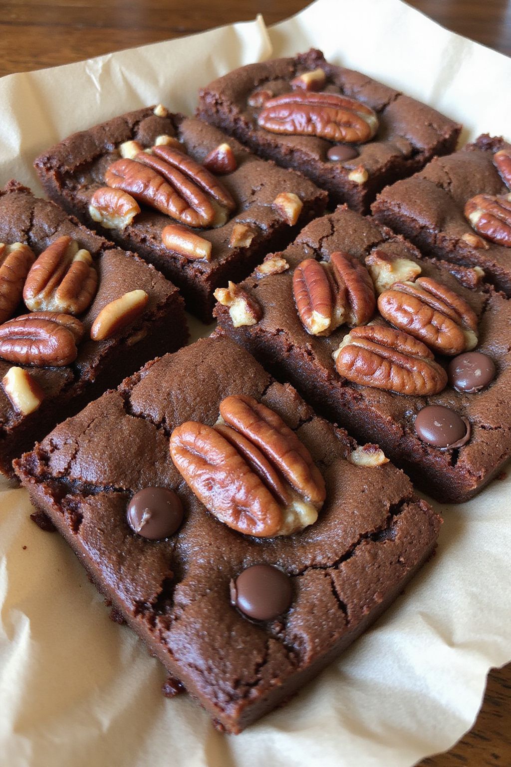 Maple Pecan Brownies  