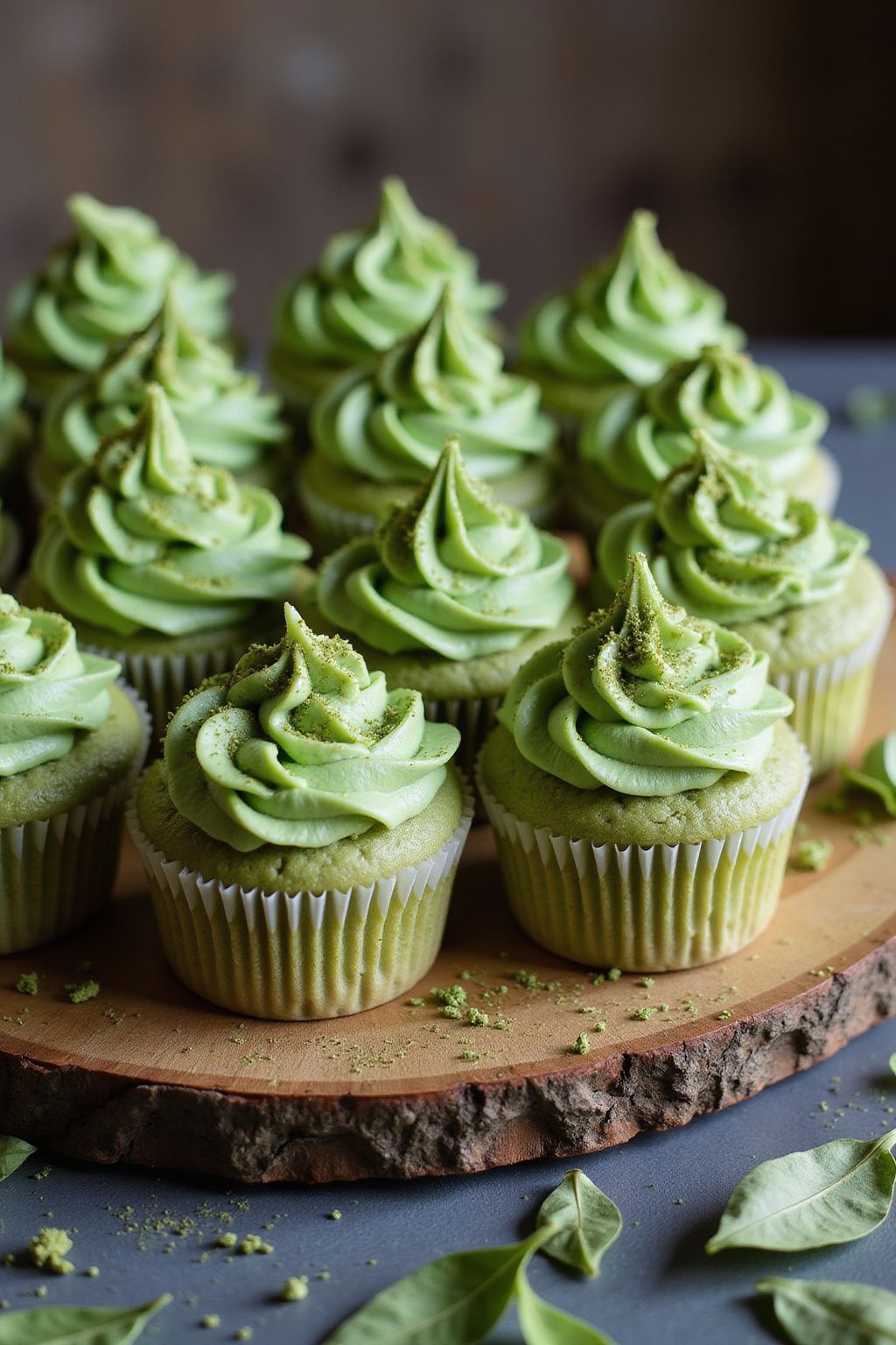 Matcha Green Tea Cupcakes 