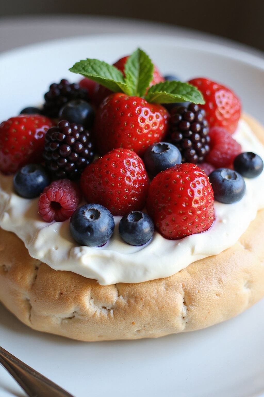 Mixed Berry Pavlova  