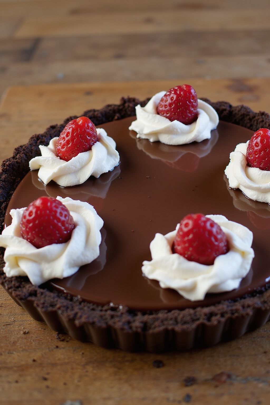 No-Bake Chocolate Ganache Tart  