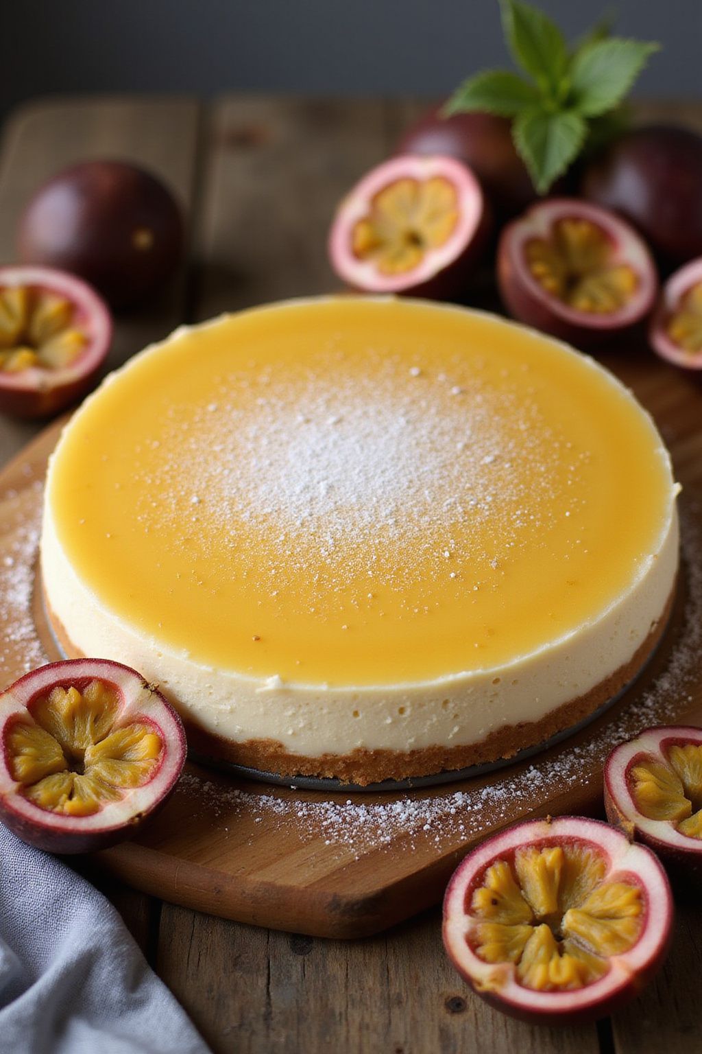 Passion Fruit Cheesecake  