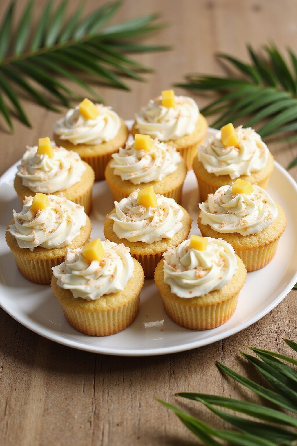 Pina Colada Cupcakes 