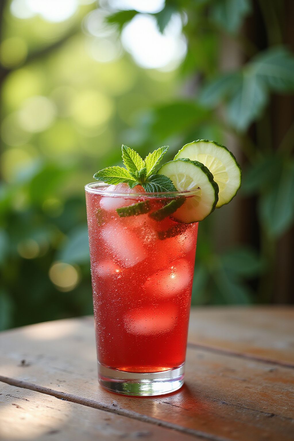 Pomegranate Cucumber Splash  