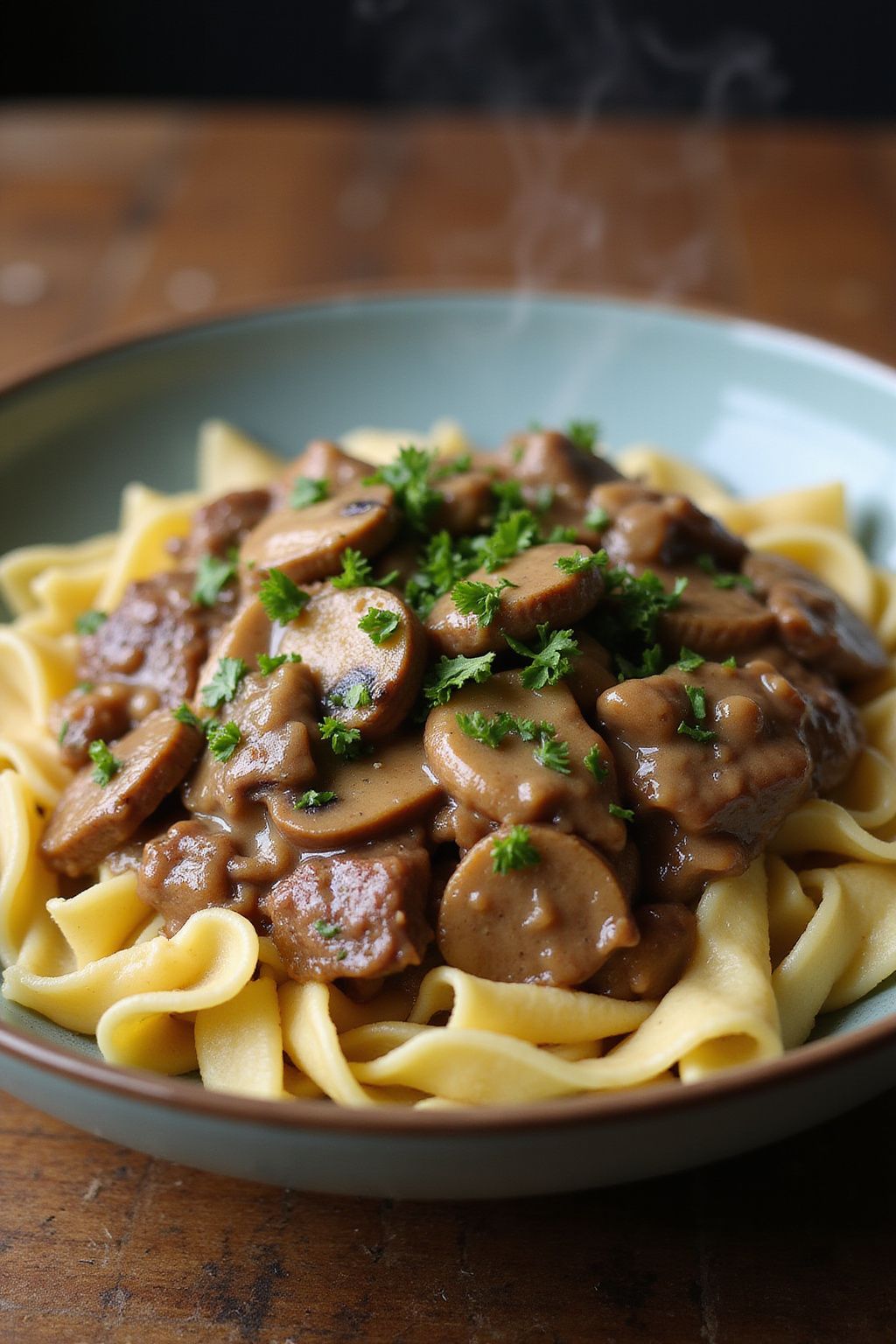 Quick Beef Stroganoff  