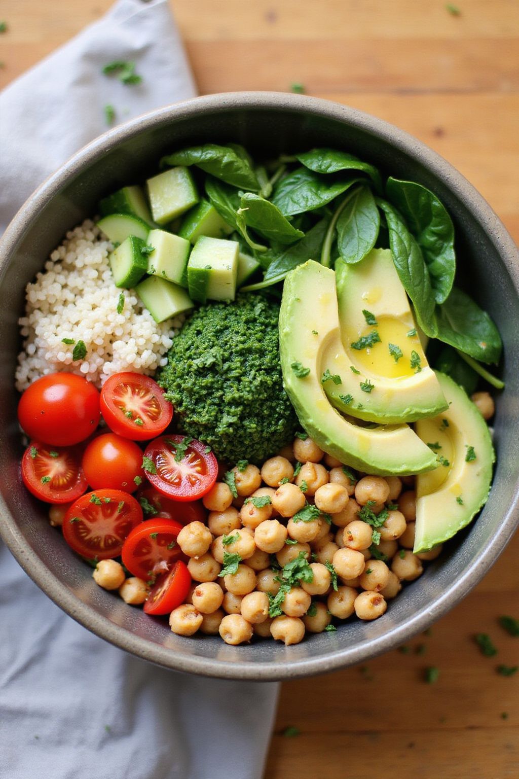 Savory Chickpea Buddha Bowl  