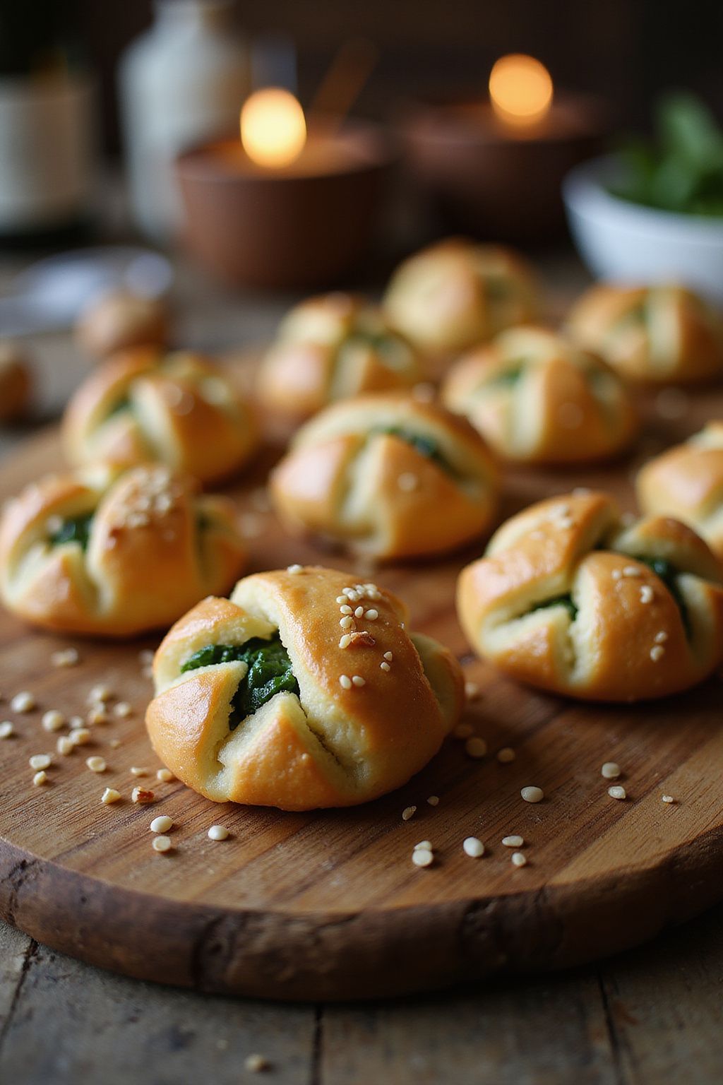 Savory Spinach and Feta Puff Pastry Bites  