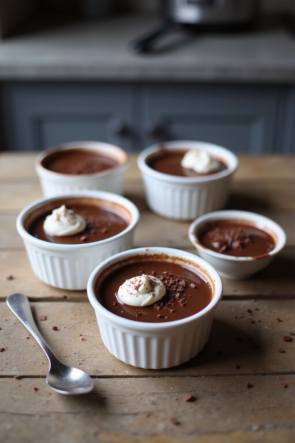 Silky Chocolate Pots de Crème  