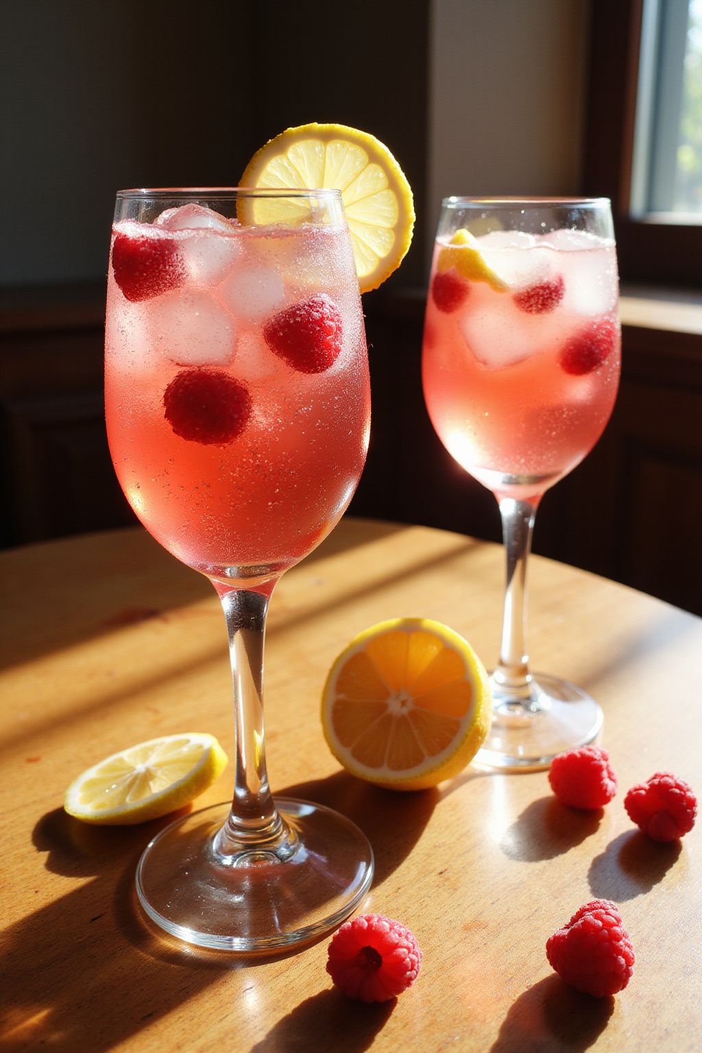 Sparkling Raspberry Lemonade  