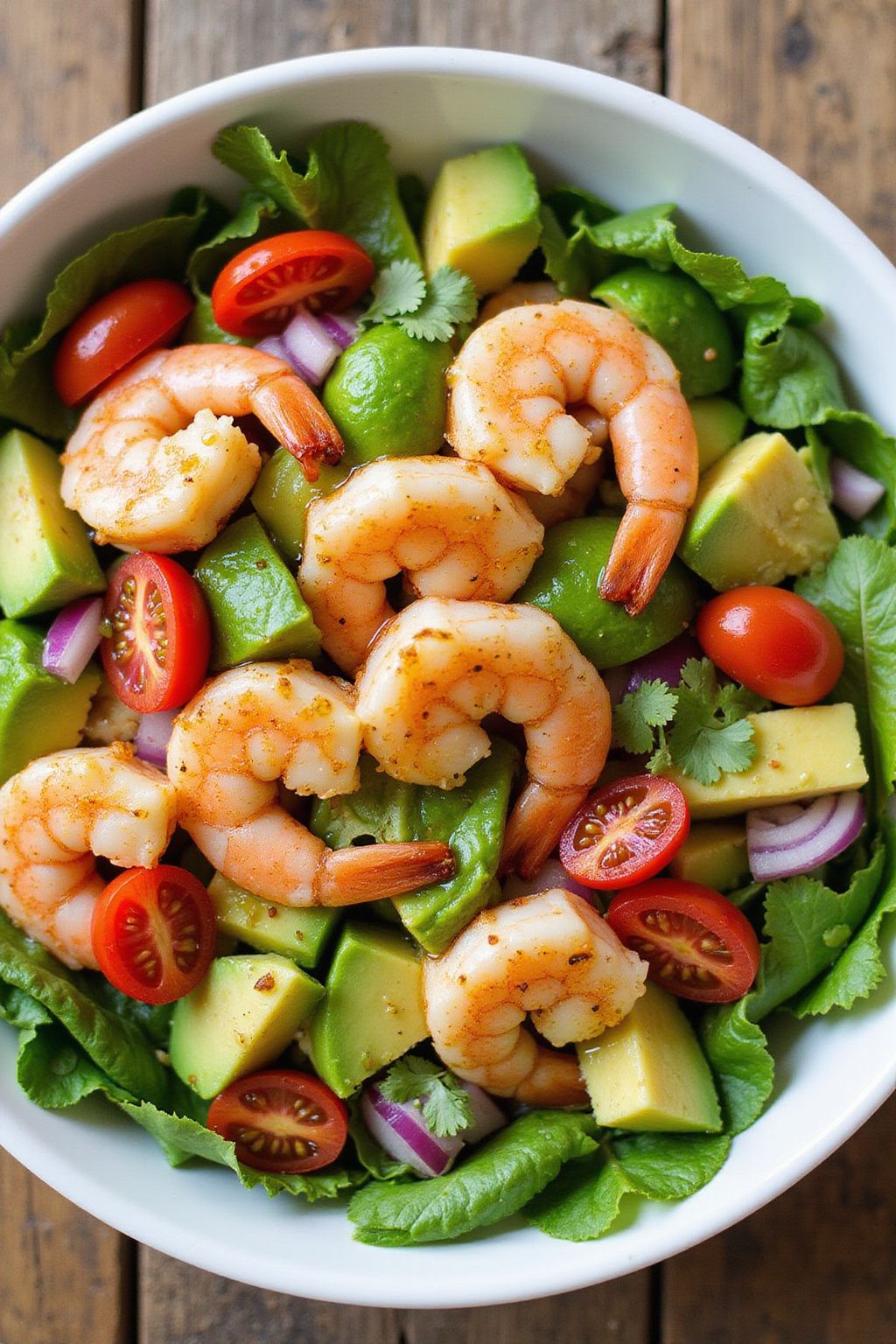 Spicy Shrimp and Avocado Salad