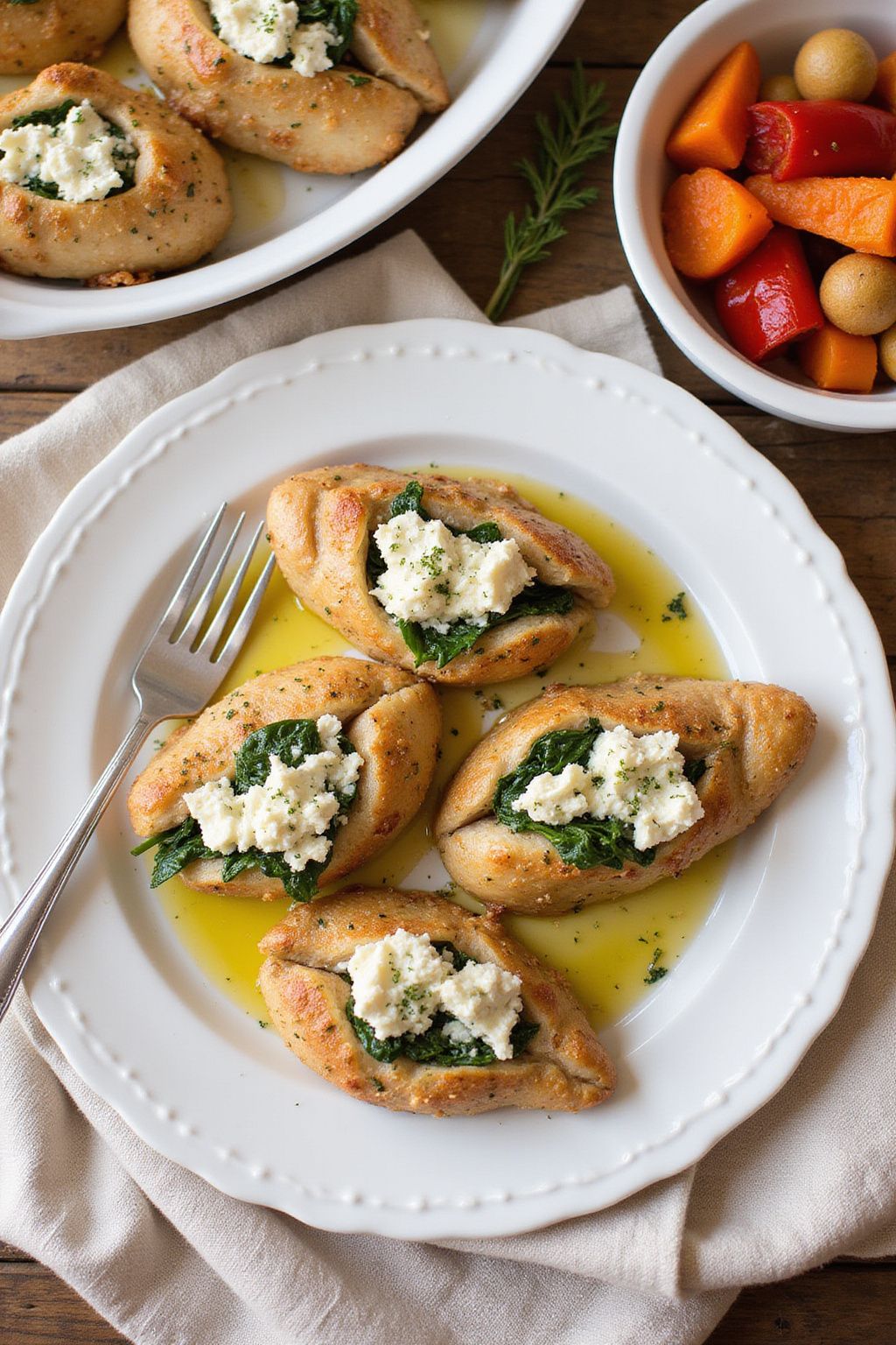 Spinach and Feta Stuffed Chicken  