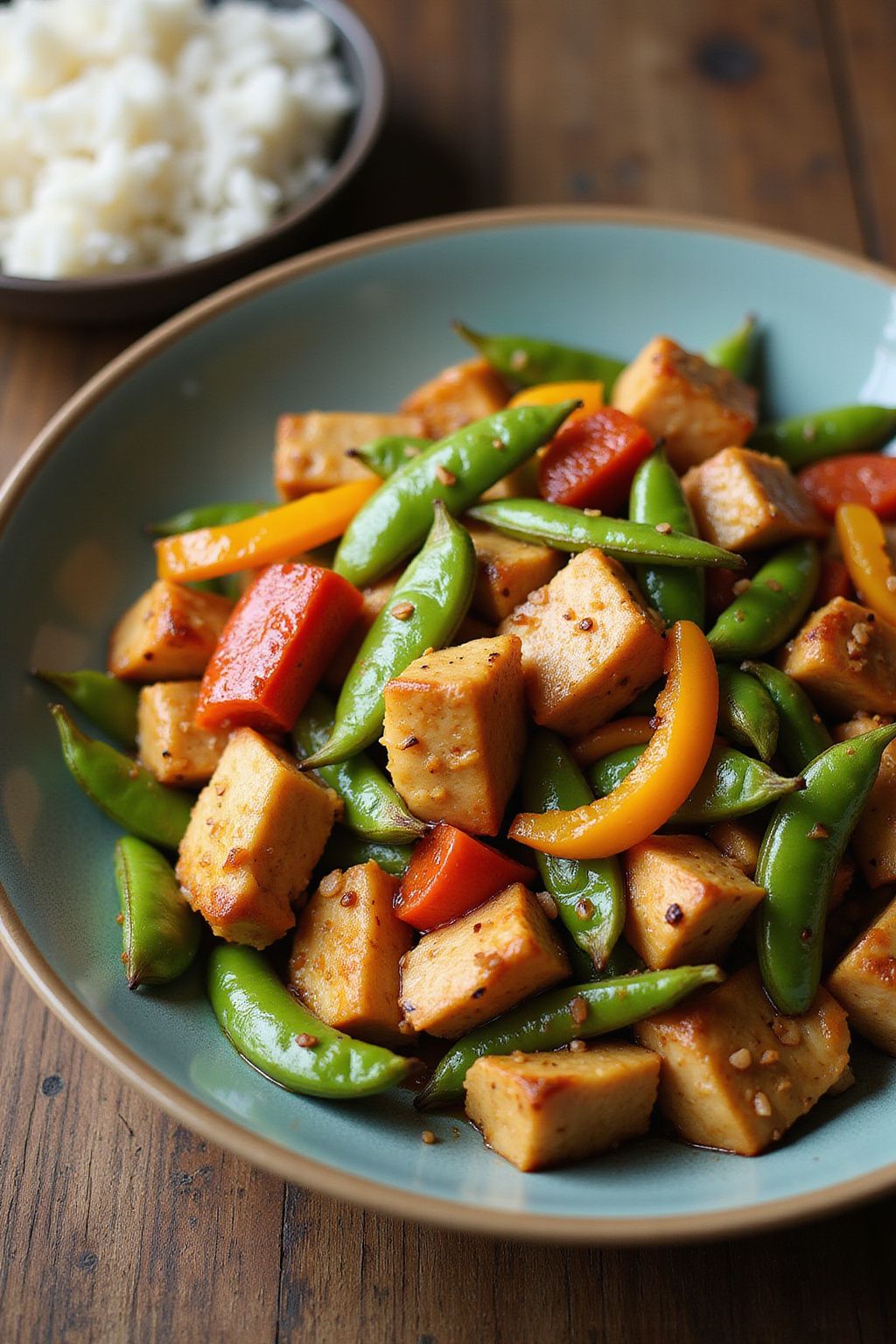 Spring Chicken Stir-Fry with Snap Peas