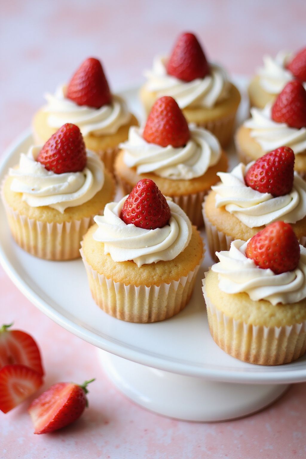 Strawberry Shortcake Cupcakes 