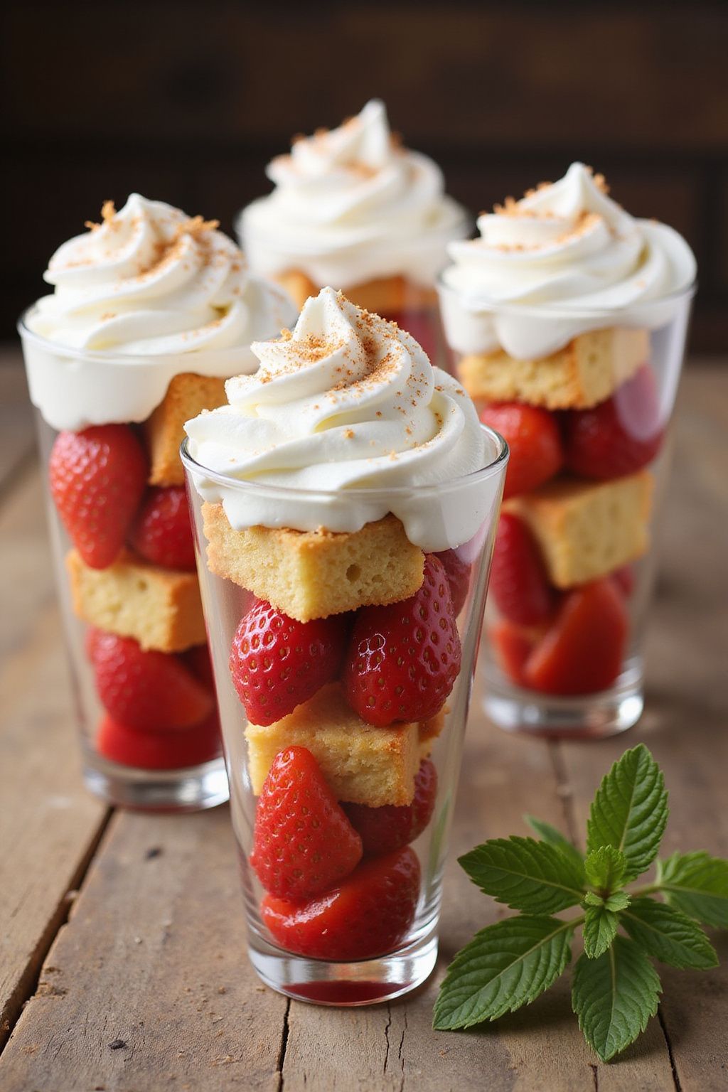 Strawberry Shortcake Parfaits  