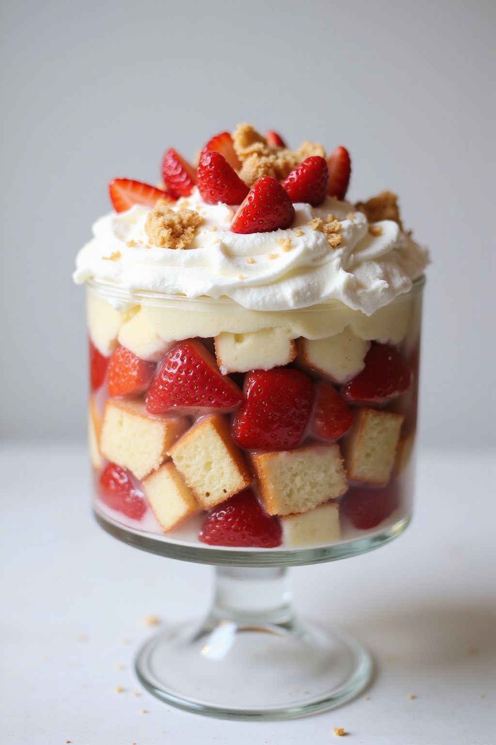 Strawberry Shortcake Trifle  