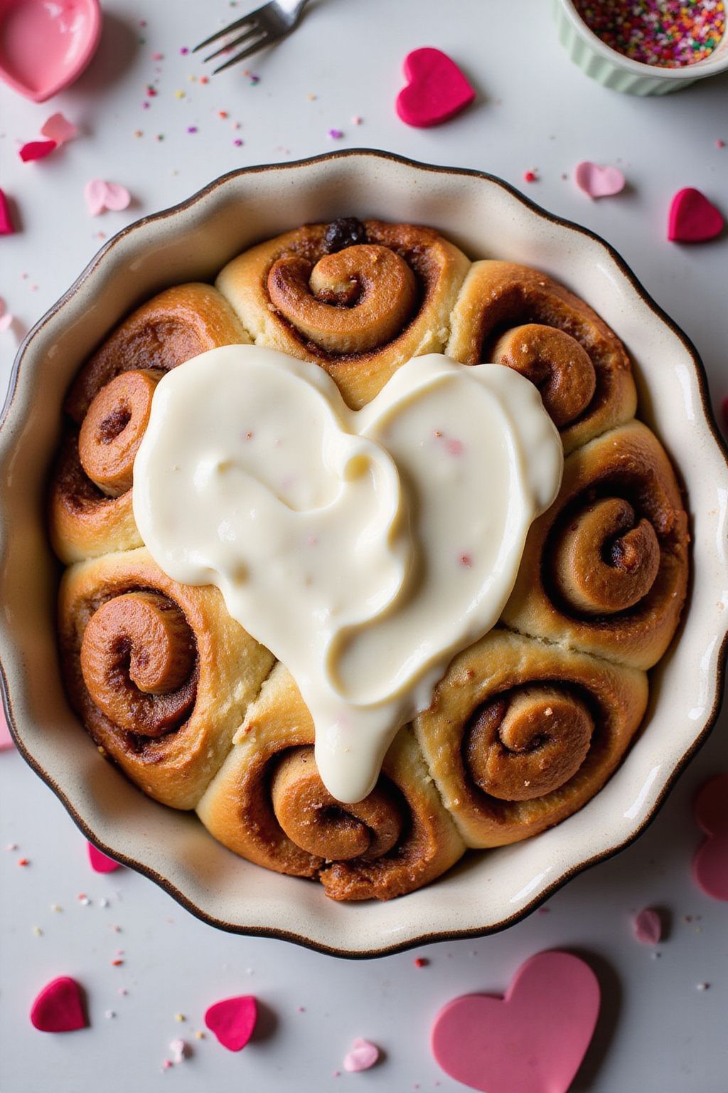 Sweetheart Cinnamon Roll Surprise  