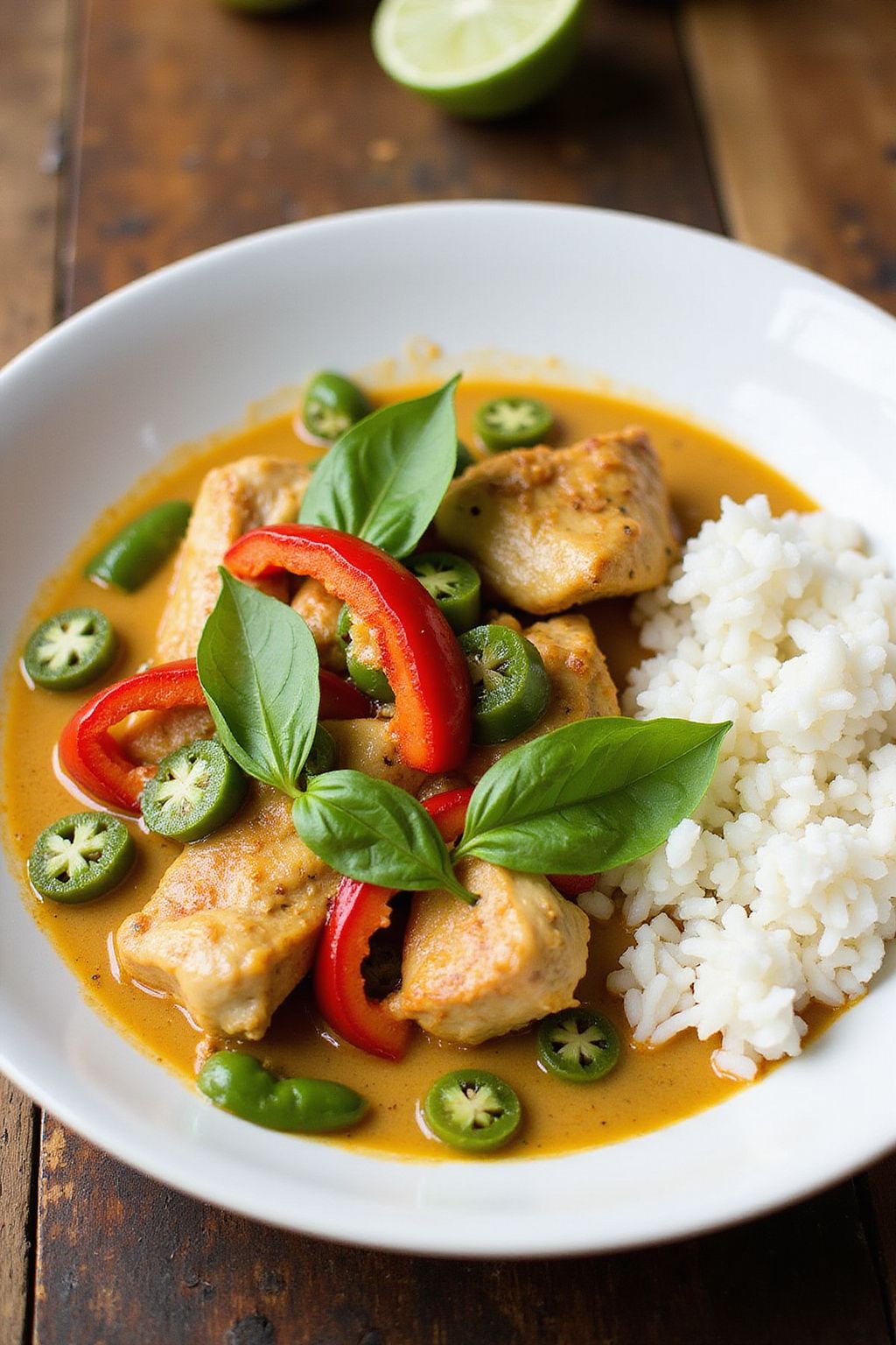 Thai Coconut Curry Spring Chicken