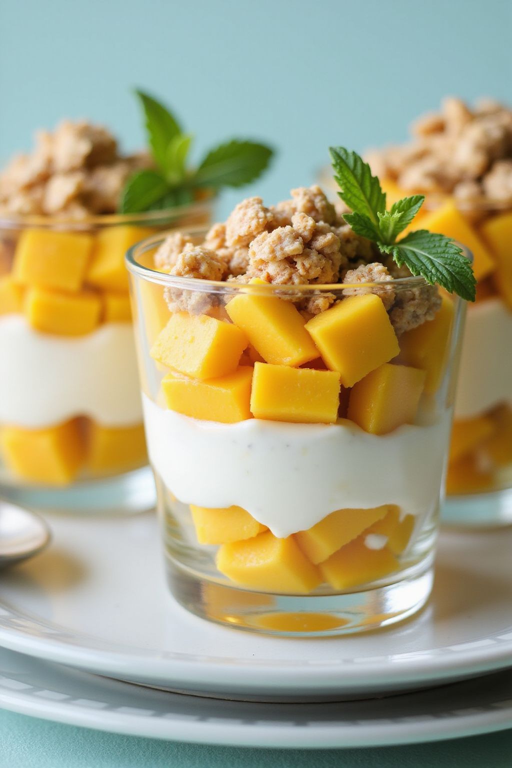 Tropical Mango Parfait  