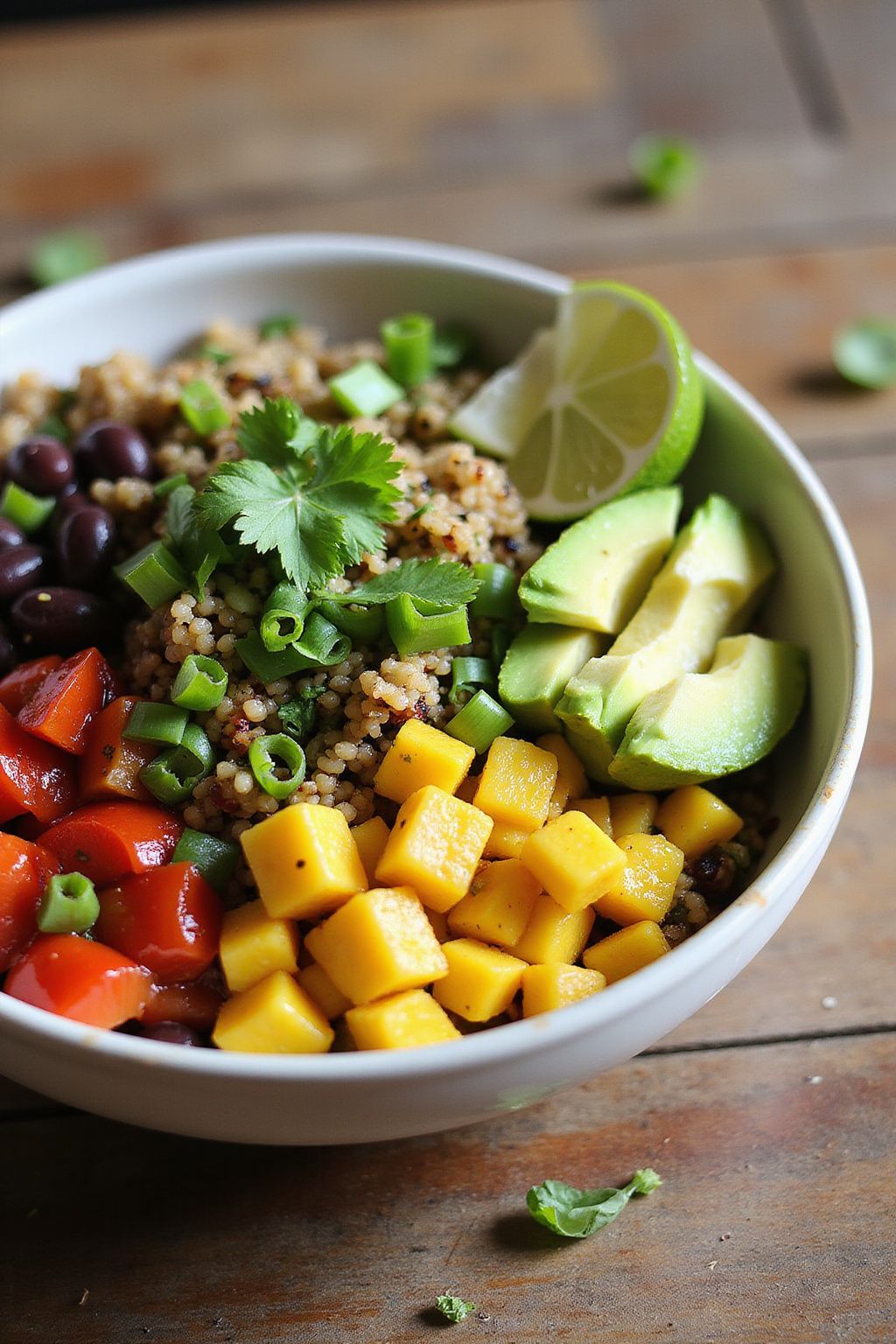 Tropical Quinoa & Black Bean Bowl  