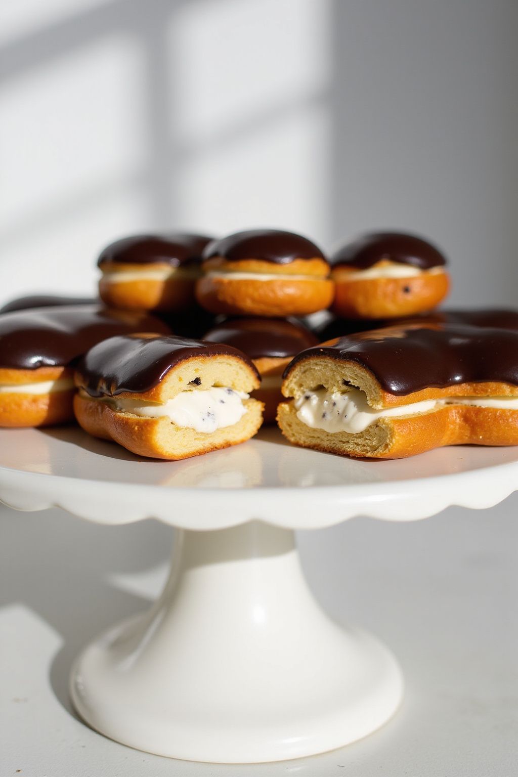 Vanilla Bean Eclairs