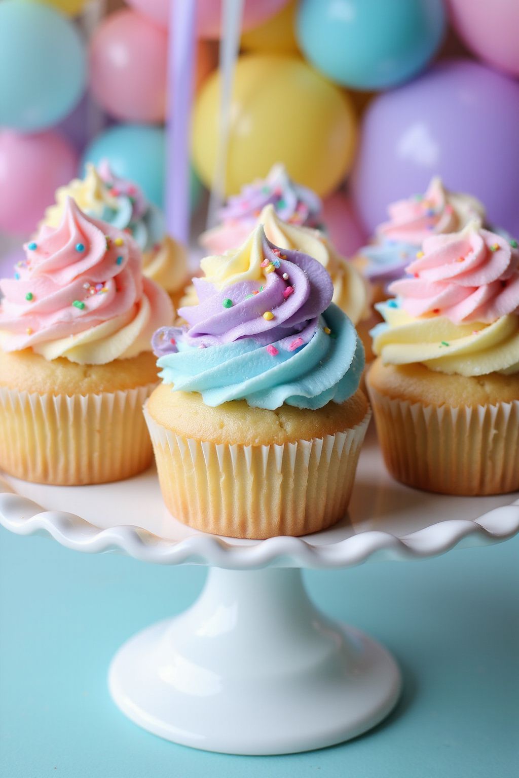 Whimsical Unicorn Cupcakes