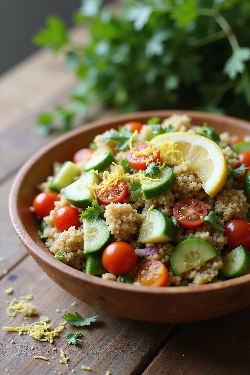 Zesty Lemon Quinoa Salad  