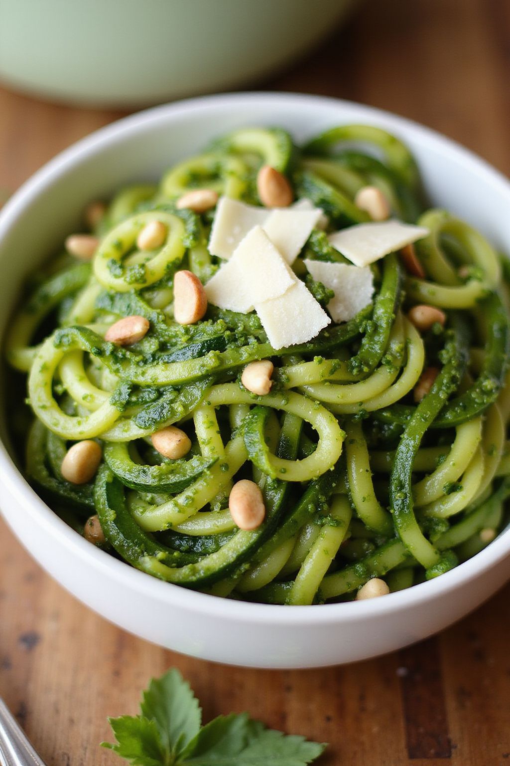 Zucchini Noodles with Pesto  